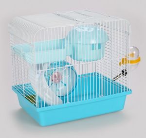 Panama Pet Klatka dla gryzoni do czasowego pobytu 27x20,5x25,5 cm biało/niebieska 2