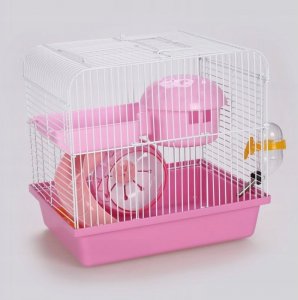 Panama Pet Klatka dla gryzoni do czasowego pobytu 27x20,5x25,5 cm biało/różowa 8
