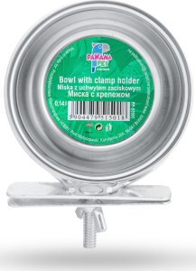 Panama Pet Panama Pet miska dla ptaków 0,14 l z uchwytem zaciskowym 6