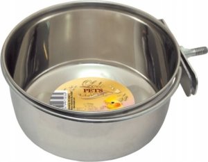 Panama Pet Panama Pet miska dla ptaków 0,28 l z uchwytem zaciskowym 1