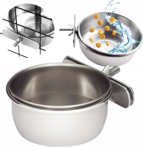 Panama Pet Panama Pet miska dla ptaków 0,28 l z uchwytem zaciskowym 6