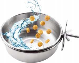 Panama Pet Panama Pet miska dla ptaków 0,28 l z uchwytem zaciskowym 8