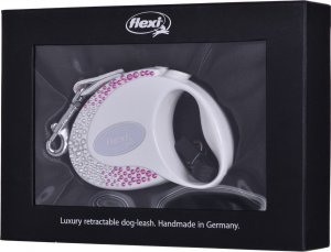 Flexi FLEXI SMYCZ GLAM S /ROZM.S COMPOSITION Mother of pearl BIAŁY 2