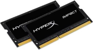 Pamięć do laptopa HyperX Impact, SODIMM, DDR3L, 8 GB, 1600 MHz, CL9 (HX316LS9IBK2/8) 1