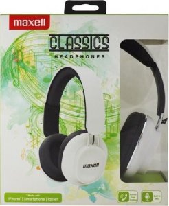 Słuchawki Maxell Classics białe (MXSCLW) 1