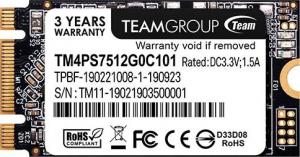 Dysk SSD TeamGroup MS30 512GB M.2 2242 SATA III (TM4PS7512G0C101) 1