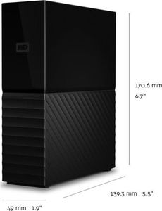 Dysk zewnętrzny HDD WD My Book 12TB Czarny (WDBBGB0120HBK-EESN) 5