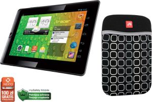 Tablet Tracer 7" 4 GB Czarny  (OVO GT2+etui 43376 - TRATAB44568) 1