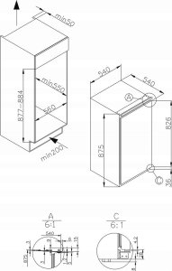 Lodówka Amica Lodówka EKS16171 A++ 5