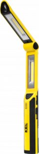 KEL Latarka warsztatowa akumulatorowa LED COB 3W+1W 2,6Ah Li-Ion /hak, magnes, powerbank/ LW-2PB 2