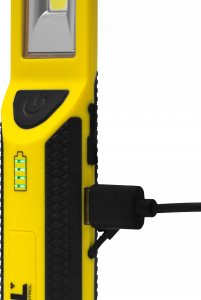 KEL Latarka warsztatowa akumulatorowa LED COB 3W+1W 2,6Ah Li-Ion /hak, magnes, powerbank/ LW-2PB 3