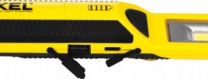 KEL Latarka warsztatowa akumulatorowa LED COB 3W+1W 2,6Ah Li-Ion /hak, magnes, powerbank/ LW-2PB 4