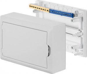 Elektro-Plast Rozdzielnica modułowa 1x12 n/t ECONOMIC BOX RN 1/12 drzwi białe (N+PE) IP40 2503-00 1