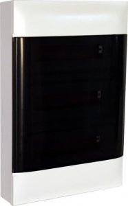 Legrand Rozdzielnica modułowa natynkowa PRACTIBOX S 3x18 drzwi przezroczyste 137438 1