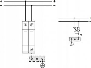 Eti-Polam Ogranicznik przepięć PV Typ 2 C 600V DC 20kA ETITEC S C-PV 600/20 002445306 3