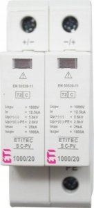 Eti-Polam Ogranicznik przepięć PV Typ 2 C 600V DC 20kA ETITEC S C-PV 600/20 002445306 4