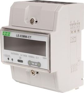 F&F Trójfazowy licznik energii elektrycznej LE-03MW-CT 1