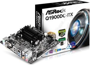 Płyta główna ASRock Q1900DC-ITX Intel SoC Mini-ITX Intel Celeron J1900 (Q1900DC-ITX) 4