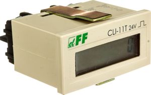 F&F Licznik impulsów 4-30V DC 8 znaków cyfrowy tablicowy 48x24mm CLI-11T-24V 1