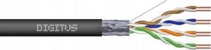 Digitus Kabel teleinformatyczny F/UTP kat.6 PE AWG 23/1 szpula czarny zewnętrzny żelowany DK-TP622 /305m/ 1