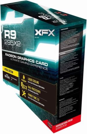 Karta graficzna XFX Radeon R9 295X2 Hydra Edition 1018M 8GB GDDR5 (2x512-bit) DVI-D, 4x mini DisplayPort (R9-295X-8QFA) 1