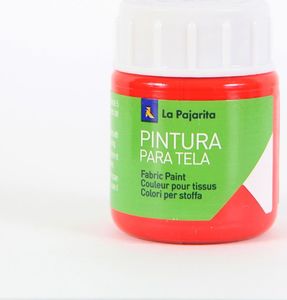 La Pajarita Farba do Tkanin 25 ml Szkarłatna 2