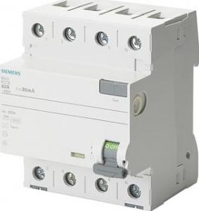 Siemens Wyłącznik różnicowoprądowy 4P 25A 0,03A typ A 5SV3342-6 1