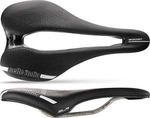 Selle Italia Siodło SELLE ITALIA SLR BOOST LADY SUPERFLOW S (id match - S3) ti 316 tube 7, fibra-tek, czarne (NEW) 1