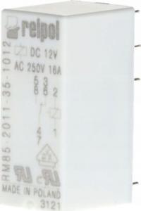 Relpol przekaźnik miniaturowy 1P 12V DC PCB AgNi RM85-2011-35-1012 (600020) 1