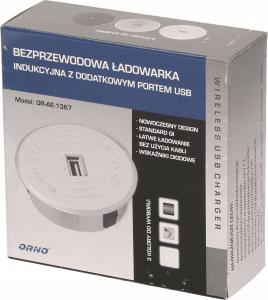 Ładowarka Orno OR-AE-1367 Indukcyjna 1x USB-A 2.1 A (OR-AE-1367/G) 2