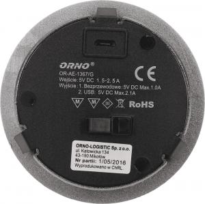 Ładowarka Orno OR-AE-1367 Indukcyjna 1x USB-A 2.1 A (OR-AE-1367/G) 6
