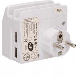 Ładowarka Orno OR-AE-1344 2x USB-A 1 A (OR-AE-1344) 3