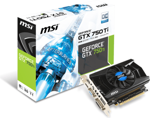 Karta graficzna MSI GeForce GTX 750Ti OC 2GB GDDR5 (128 bit) VGA, DVI, HDMI (N750Ti-2GD5/OC V1) 1