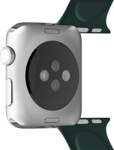 Puro PURO ICON Apple Watch Band - Elastyczny pasek sportowy do Apple Watch 42 / 44 mm (S/M & M/L) (ciemnozielony) 4