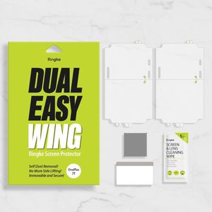 Ringke Folia hydrożelowa Dual Easy Wing Full Cover OnePlus 7T [2 PACK] 14