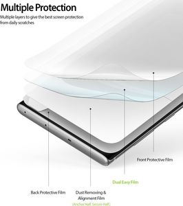 Ringke Folia Dual Easy Full Cover Samsung Galaxy Note 10 Plus Case Friendly 2
