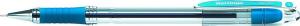 Berlingo Długopis kulkowy 0.4 mm gumowy uchwyt niebieski 1