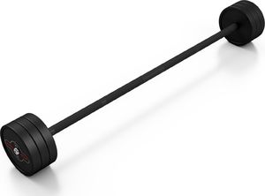 Marbo Sport Sztanga prosta Steel Rubber Barbell 30kg czarna 2