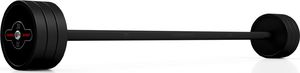 Marbo Sport Sztanga prosta Steel Rubber Barbell 30kg czarna 3