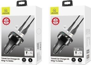 Ładowarka Usams C13 2x USB-A 2.1 A  (63909-uniw) 2