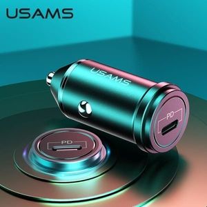 Ładowarka Usams USAMS Ład. sam. USB-C C14 18W 5V-3A (only head) PD3.0 Fast Charge czarny/black CC95GC01 (US-CC095) 4