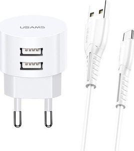 Ładowarka Usams T20 2x USB-A 2.1 A (66166-uniw) 1