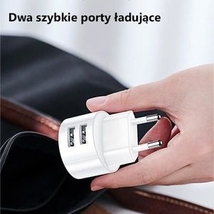 Ładowarka Usams T20 2x USB-A 2.1 A (66166-uniw) 2