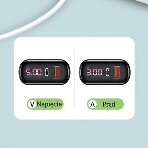 Ładowarka Usams T23 1x USB-A 1x USB-C 3.1 A (66170-uniw) 3