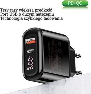 Ładowarka Usams T23 1x USB-A 1x USB-C 3.1 A (66170-uniw) 5