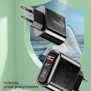 Ładowarka Usams T23 1x USB-A 1x USB-C 3.1 A (66170-uniw) 8