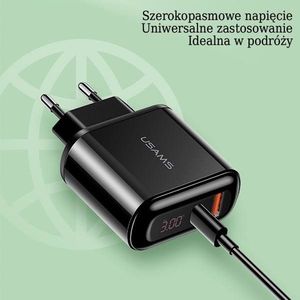 Ładowarka Usams T23 1x USB-A 1x USB-C 3.1 A (66170-uniw) 9