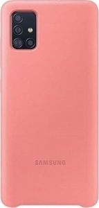 Samsung Etui Samsung EF-PA515TP A51 A515 różowy /pink Silicone Cover 1