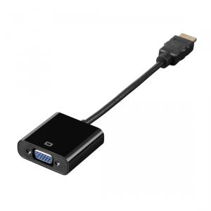 Adapter AV Hama HDMI - D-Sub (VGA) + Jack 3.5mm czarny (000545690000) 2