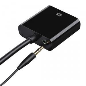 Adapter AV Hama HDMI - D-Sub (VGA) + Jack 3.5mm czarny (000545690000) 4